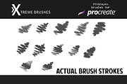 Procreate Traditional Media Brushes, a Brush Add-On by Extreme Brushes (Thumbnail 4 of 4)
