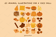 Cozy Autumn Wellness Set, a Seasonal Illustration by alinawithart (Thumbnail 2 of 10)