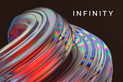 Infinity: 3D Chromatic Shapes, an Object Graphic by RuleByArt (Thumbnail 1 of 24)