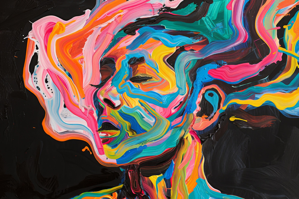 74 Paint splash faces, a Person Illustration by Handmadefont (Photo 10 of 12)