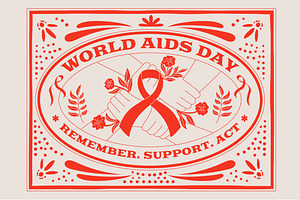World AIDS Day Full Illustration, a Healthcare Illustration by graphicook