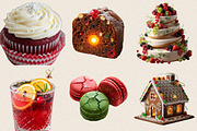 Sweet Holiday Cheer Clipart Bundle., an Illustration by SVGArt (Thumbnail 8 of 8)