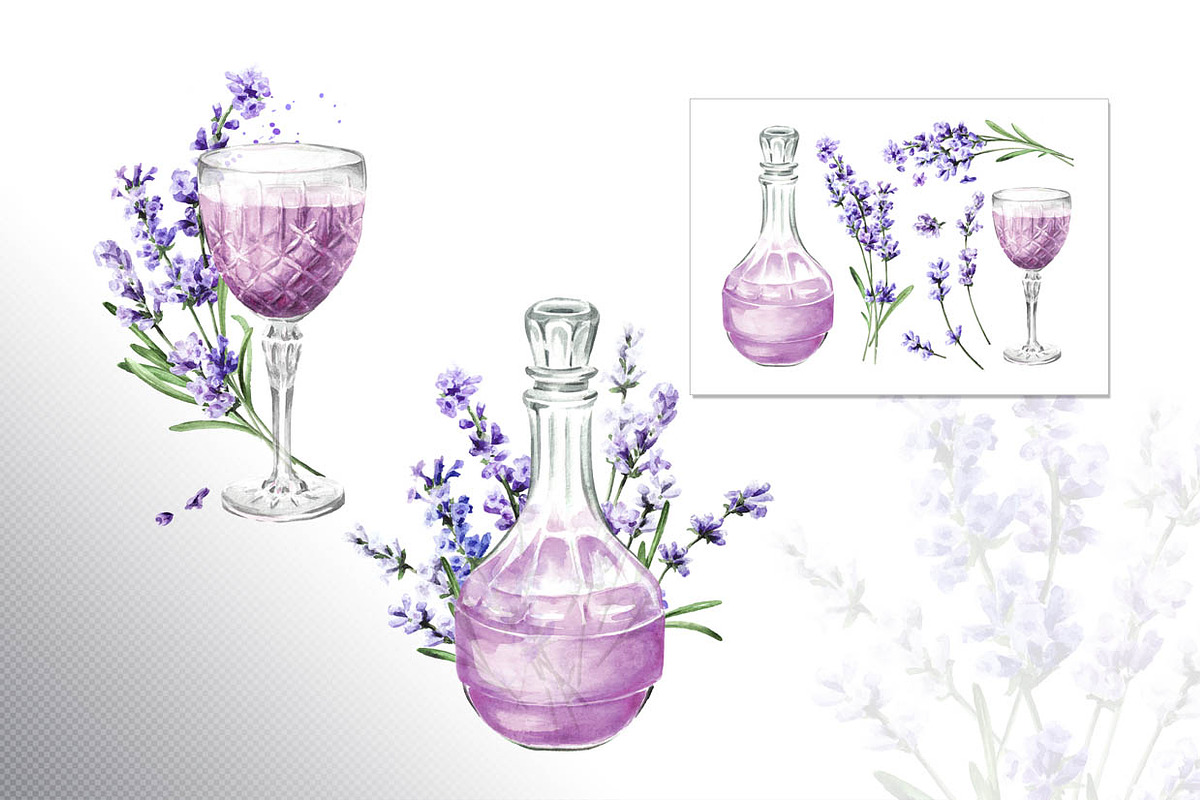 Lavender Mood, a Decorative Illustration by Daria Ustiugova (Photo 11 of 14)