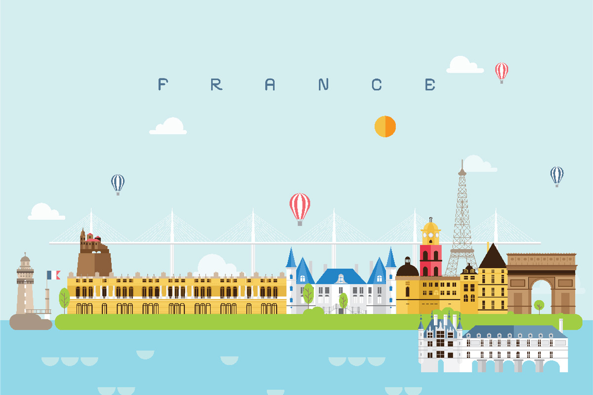 Landmarks Travel and Journey Vector, an Illustration by Noree (Photo 5 of 7)