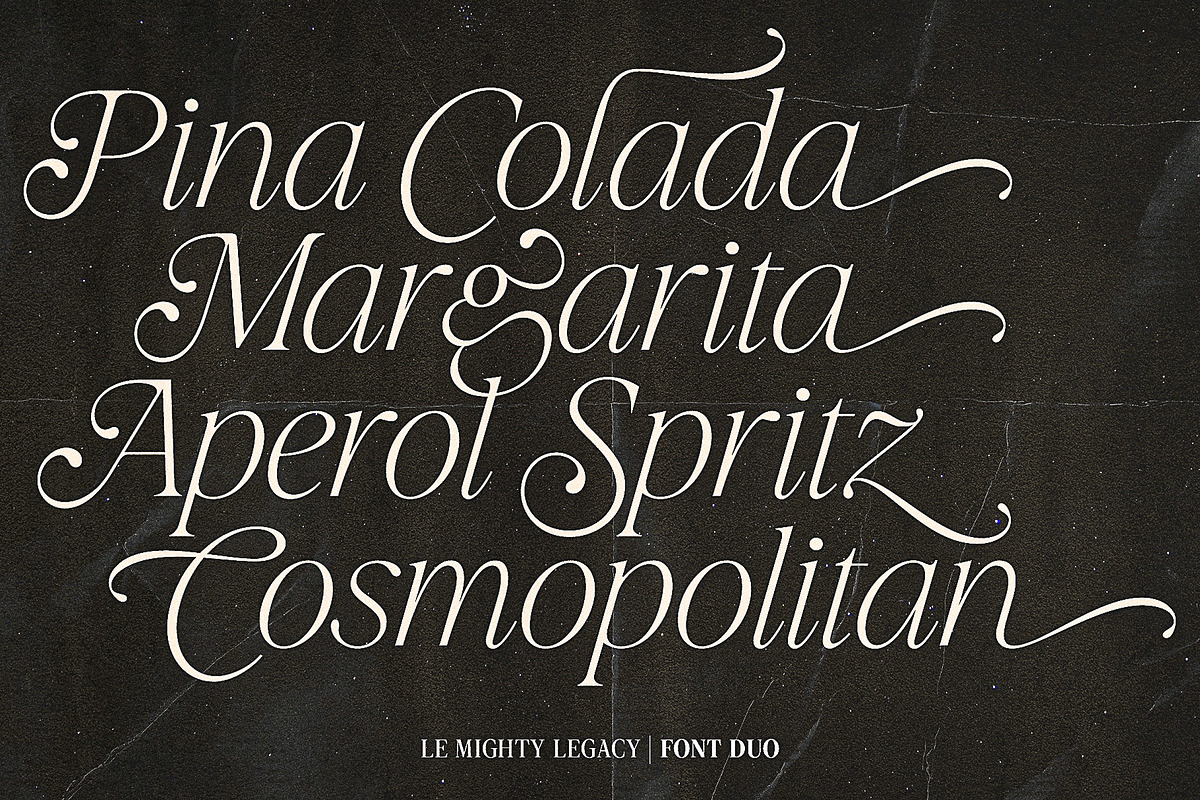 Le Mighty Legacy - Modern Serif, a Serif Font by Ivan Rosenberg (Photo 4 of 16)