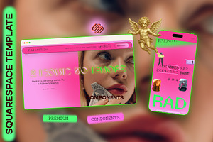 Premium Squarespace Template - NEON