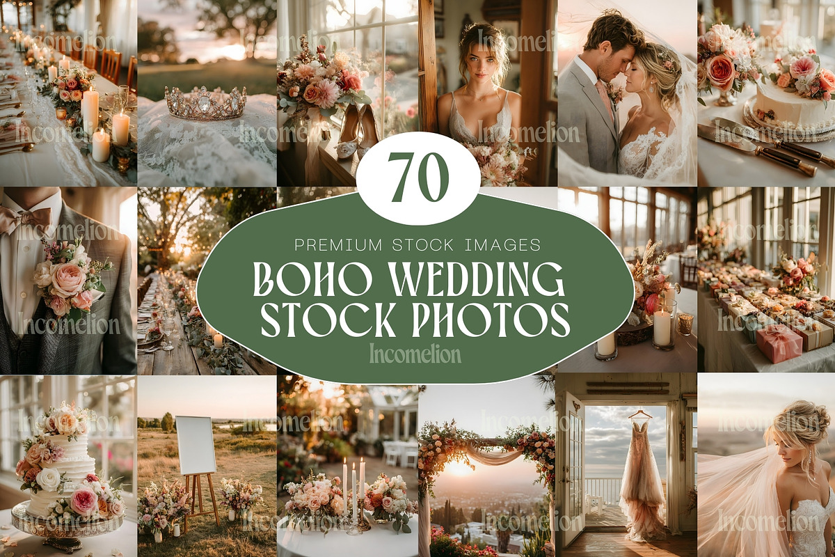 70 Romantic Boho Wedding Photos, an Arts & Entertainment Photo by Incomelion (Photo 1 of 12)