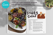 Canva Salad Recipes Cookbook Templat, a Magazine Template by DeLaGranSiete (Thumbnail 5 of 11)