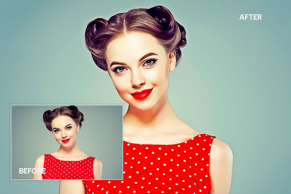 Real Oil Paint Photoshop Action, an Action Add-On by Effect-Hub (Photo 2 of 15)