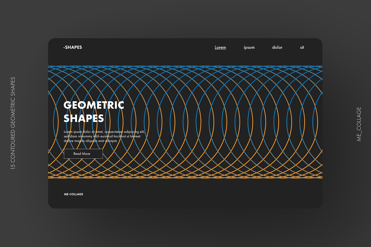 Contoured Vector Geometric Shapes, an Object Graphic by ME_COLLAGE (Photo 10 of 17)