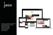 Janice- Fashion  WordPress Theme, a WordPress Template by SiloCreativo (Thumbnail 1 of 4)