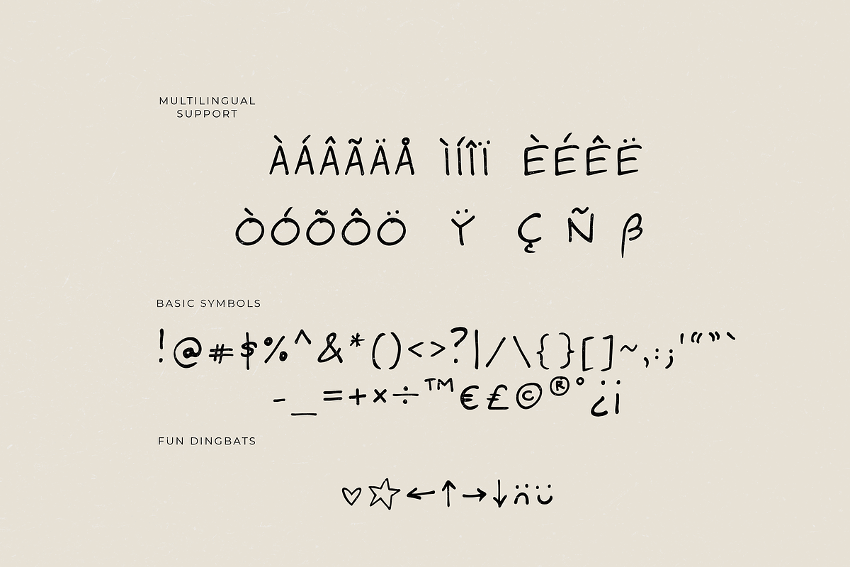DAMBULEFF Minimal Handwritten Font, a Sans Serif Font by ALunadoki Design (Photo 5 of 6)