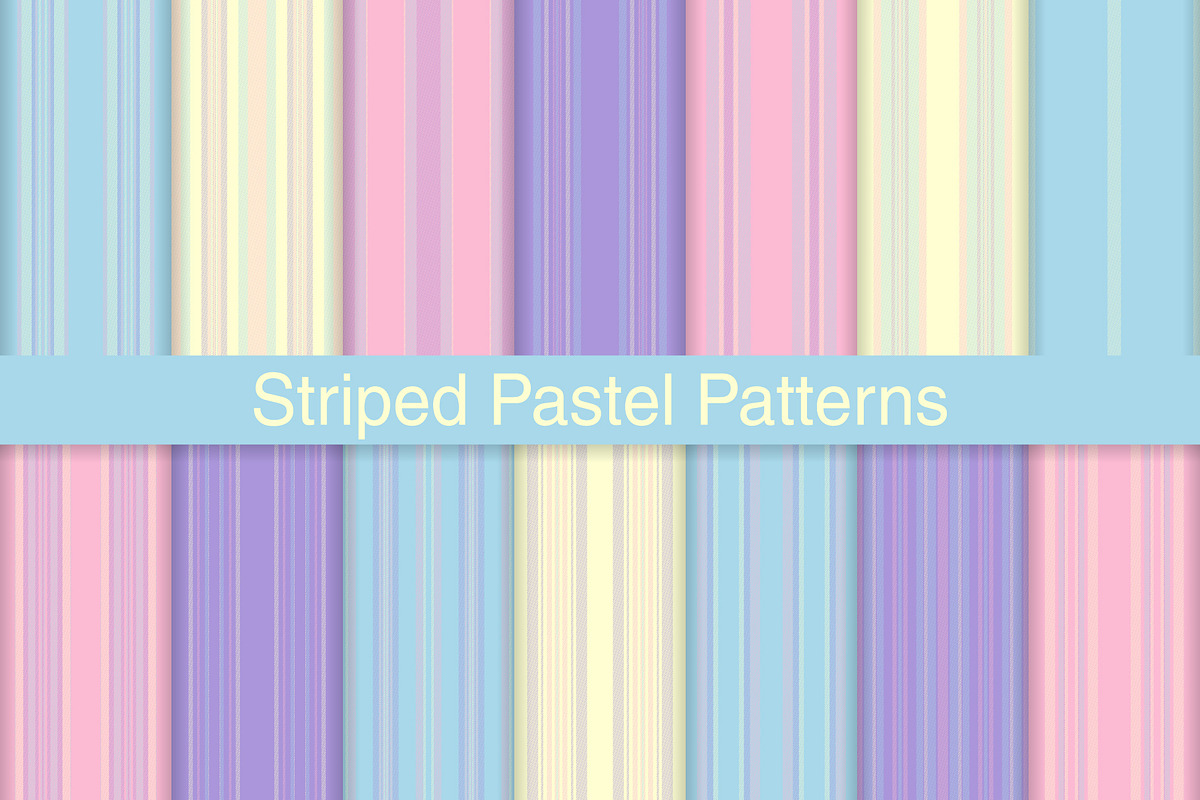 #244 Striped Pastel Patterns, a Pattern Graphic by Plaid4You (Photo 1 of 5)