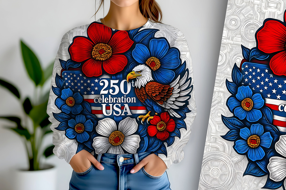 250th Celebration Textured Print, an Animal Illustration by Sharon Schwalbe (Photo 1 of 4)