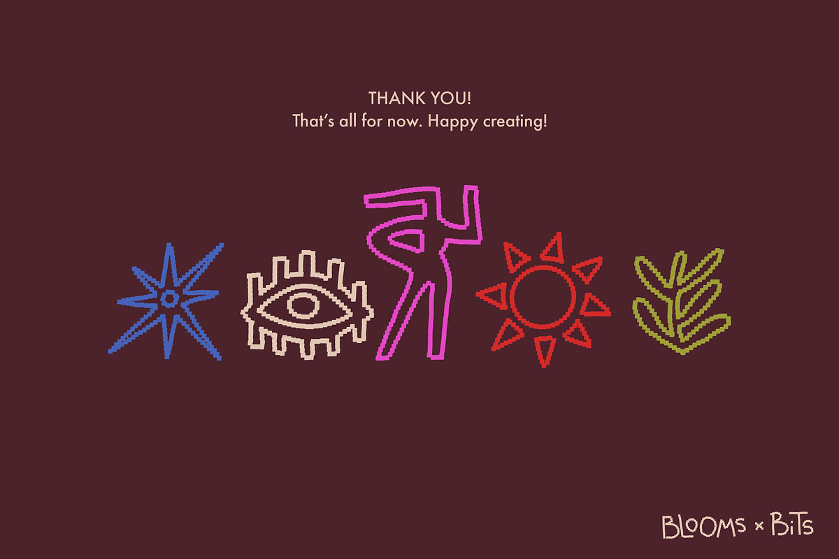 Blooms & Bits: Pixel-Inspired Art, an Object Illustration by Olly Kava (Photo 12 of 12)