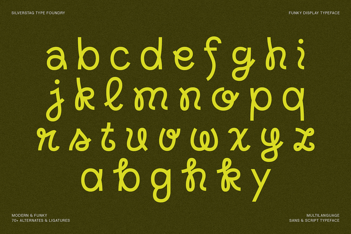 Lightshift - Funky Display Typeface, a Sans Serif Font by SilverStag Type Foundry (Photo 17 of 25)