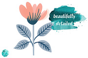 Folk Art Florals, an Object Graphic by Verdigris Studios (Thumbnail 4 of 4)
