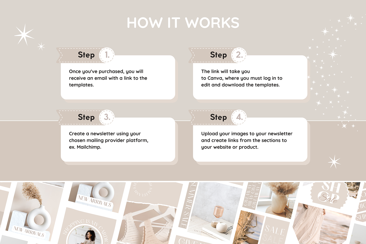 Beige Newsletter Templates, an Email Template by SunshineStudioBoutique (Photo 9 of 9)