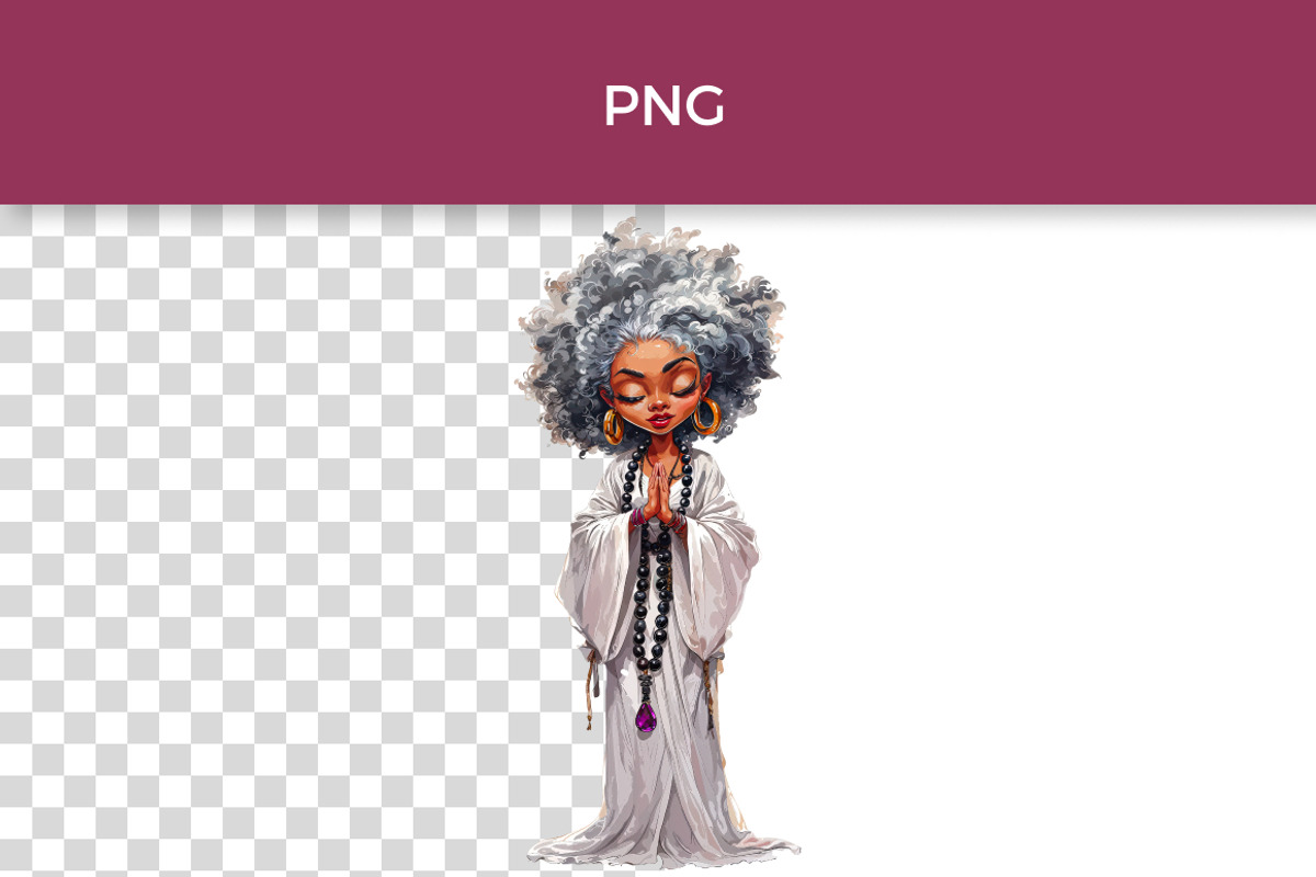 Stylish Mature Black Ladies, a Person Illustration by InkyQueenArt (Photo 2 of 5)