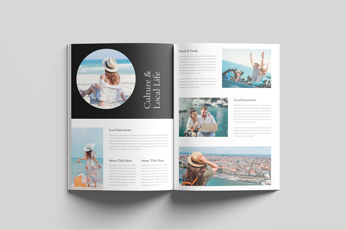 Travel Magazine Template preview 6