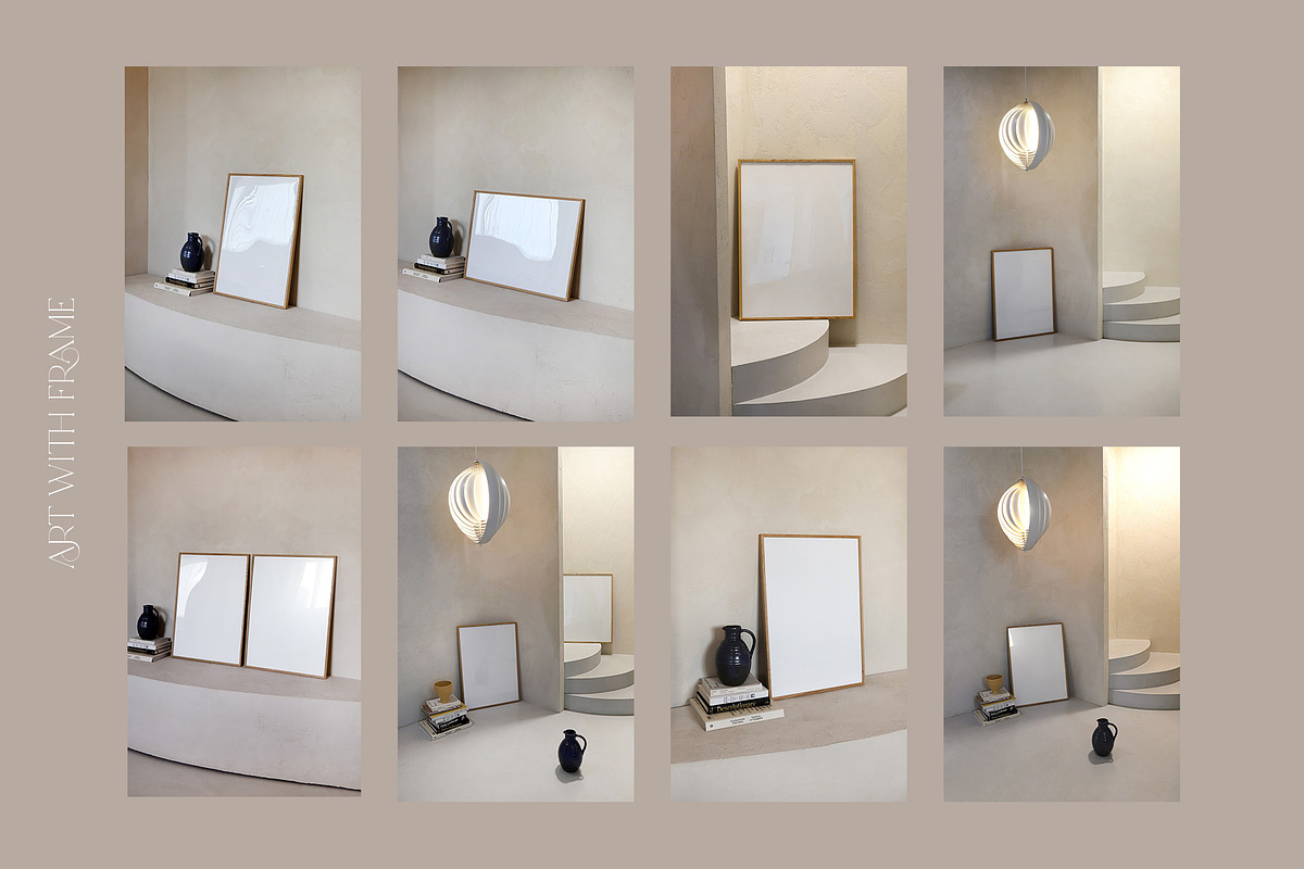 Art with Frame - Minimalistic Mockup, a Product Mockup by ArtwithFrame (Photo 1 of 6)
