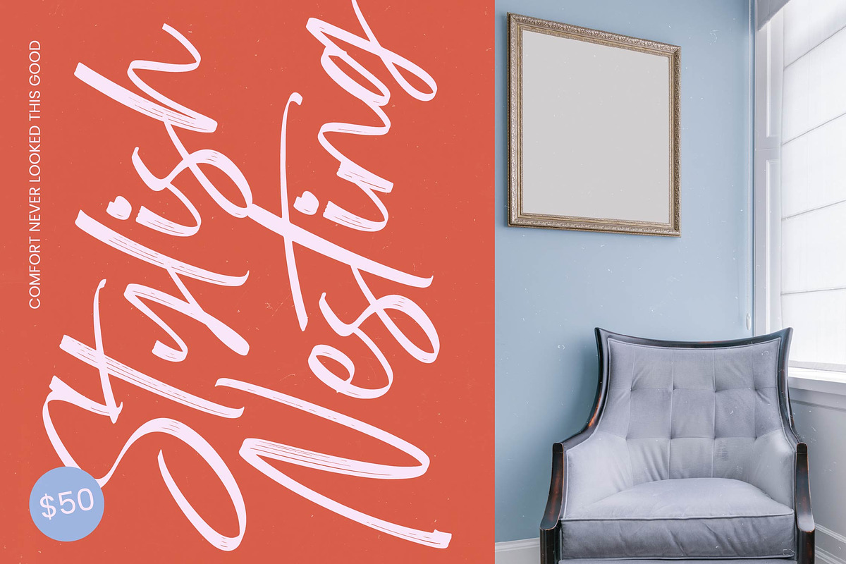 Suthel Matik - Bold Brush Font, a Script Font by stylishtype.co (Photo 19 of 20)