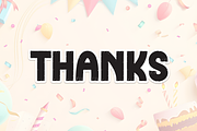 Birthday Happiness | Script Font, a Script Font by Scratchones (Thumbnail 8 of 8)