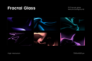 Fractal Glass Texture Backgrounds, a Background Graphic by Ghurafa Studio (Thumbnail 4 of 10)