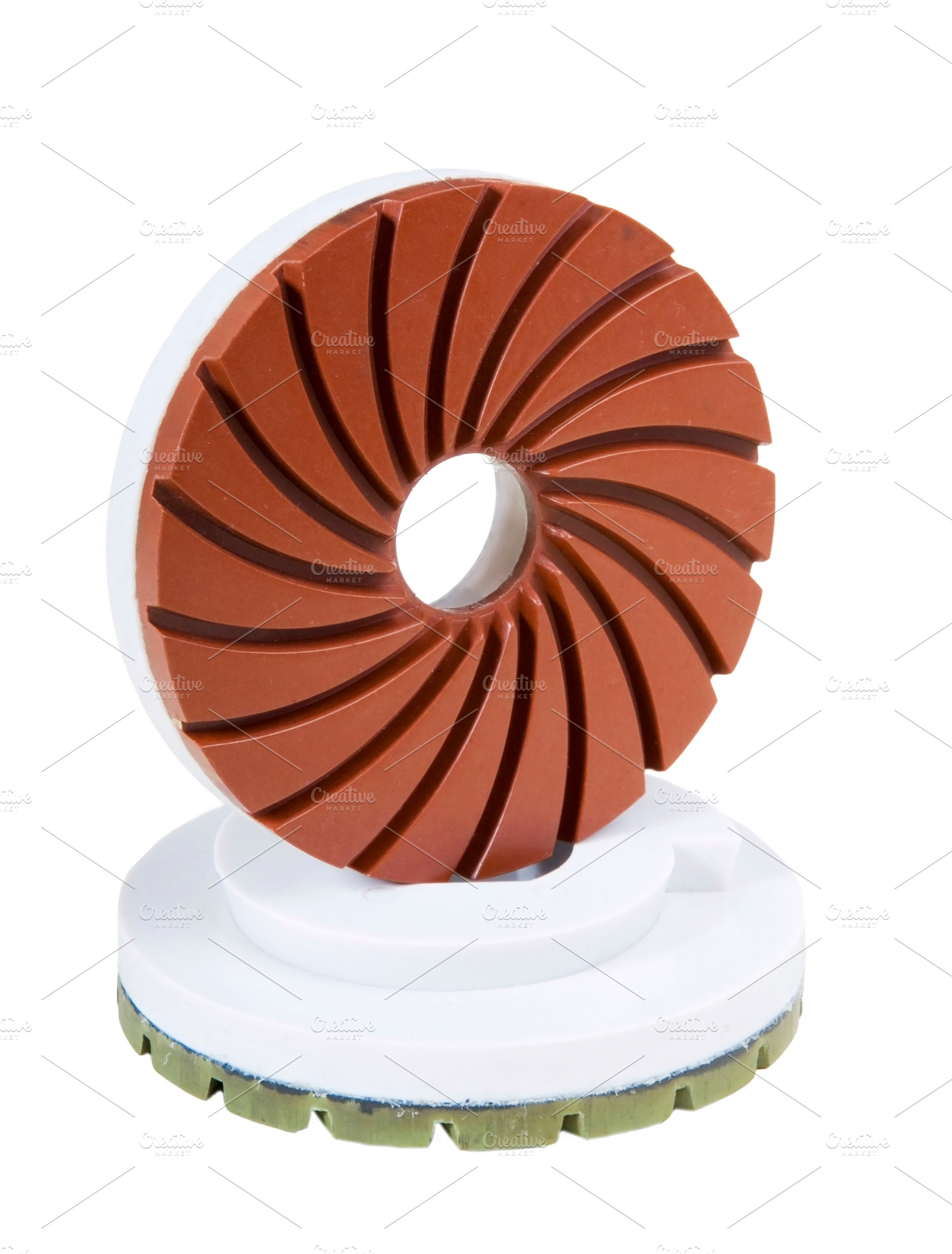 Polishing Pads Isolated, an Industrial Photo by THP Creative