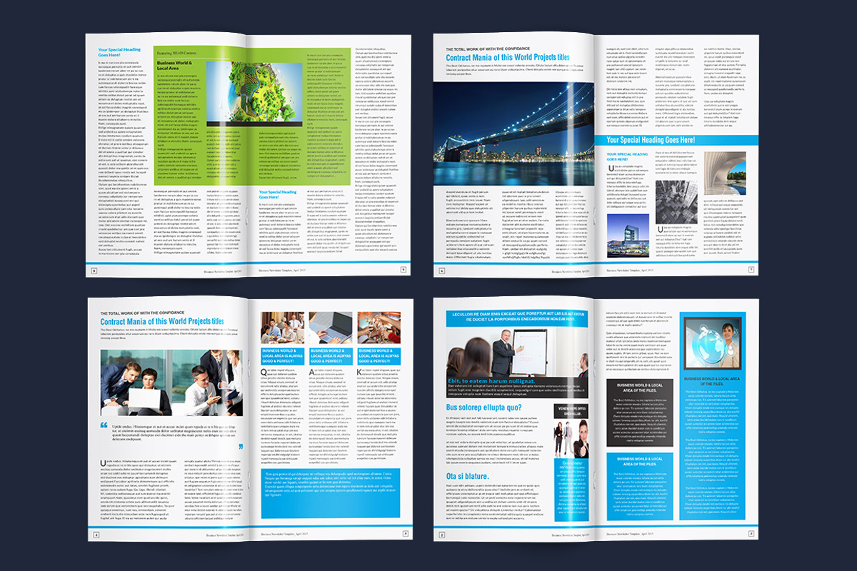 Multipurpose Newsletter Template 03, a Brochure Template by Layout Design