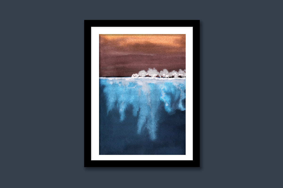 Dark Dreams- watercolor art, a Background Graphic by Marmoris.Arts (Photo 7 of 28)