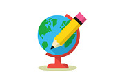 Globe & Art Tools Clipart Set, an Object Graphic by yasushie (Thumbnail 9 of 16)