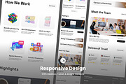 Craftique – Digital Agency Landing, a Landing Page Template by twinstd (Thumbnail 3 of 5)