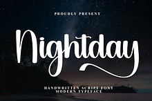 Nightday | Script Font