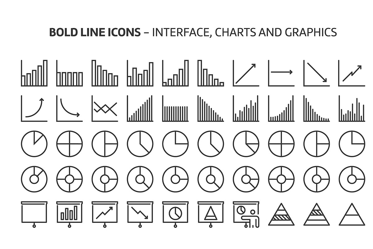 Bold Line Icons, an Outline Icon by Howcolour (Photo 121 of 151)