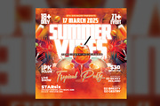 Summer Party Flyer Template, a Flyer Template by RTXdesinger99 (Thumbnail 3 of 3)