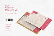 Calmae Pilates Studio - Letterhead, a Print Template by VUNIRA (Thumbnail 1 of 3)