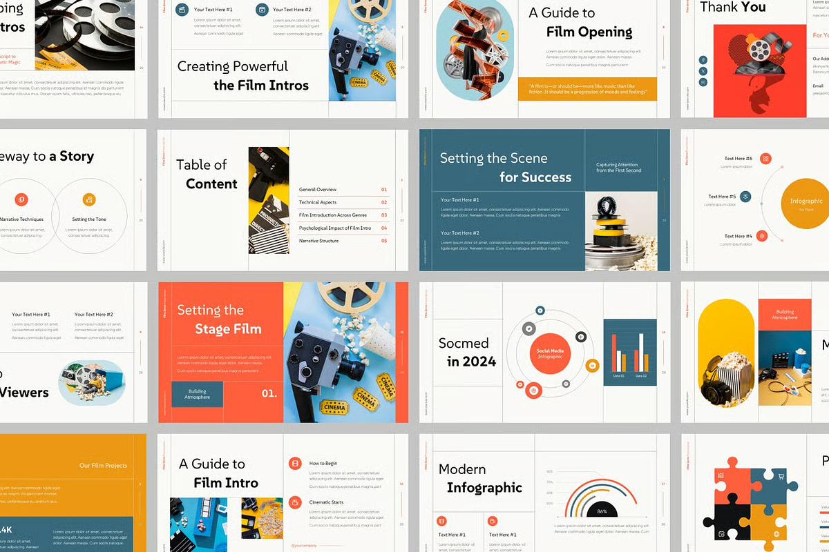 Film Intro Powerpoint Templates, a Presentation Template by Fit-tee (Photo 2 of 2)