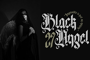 Glory Angel - Blackletter Typeface, a Blackletter Font by Meizzaluna Design (Thumbnail 10 of 10)