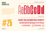 Odrine - A Retro Modern Condensed, a Sans Serif Font by roomspace creative lab (Thumbnail 9 of 12)