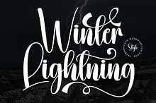 Winter Lightning | Script Font