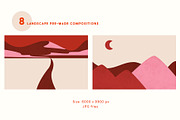 Landscape Shapes & Compositions, a Texture Illustration by All This Concept (Thumbnail 3 of 14)