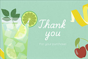 Cocktail Bar - Drinks & Garnish Set, a Food Illustration by K/O Design (Thumbnail 7 of 7)