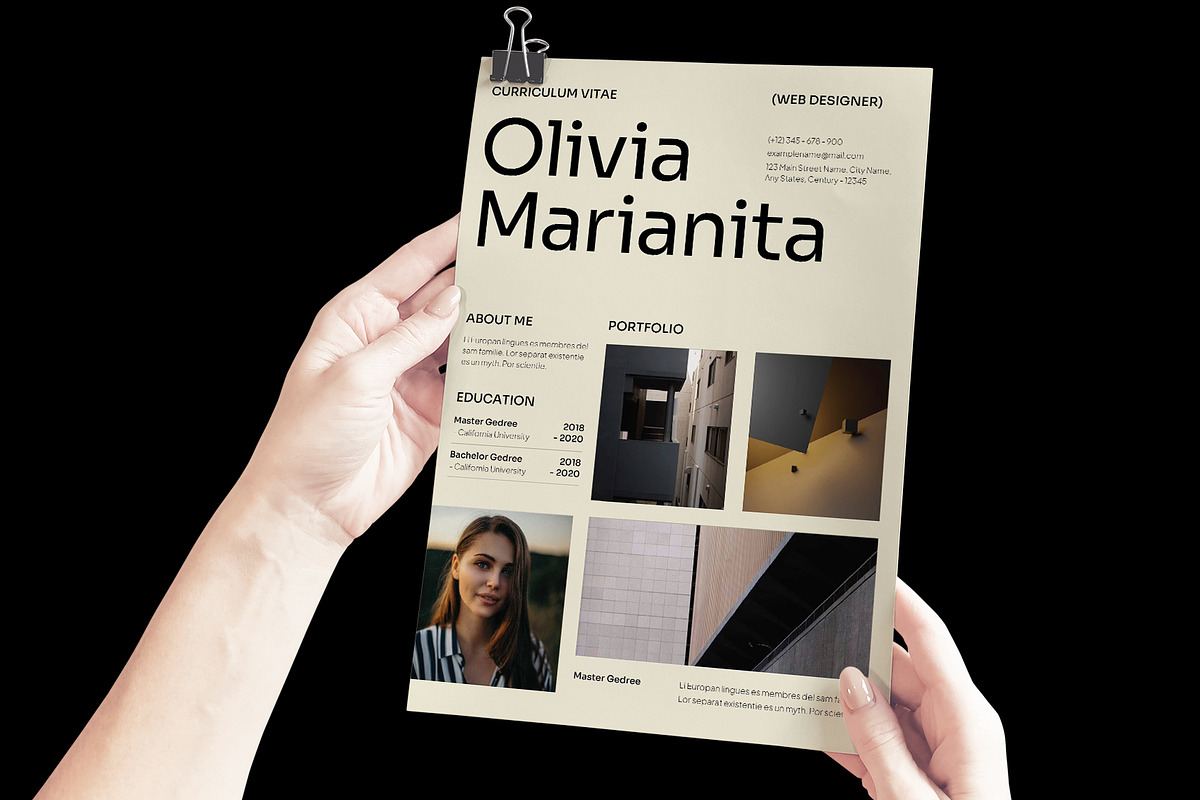 Minimal Resume And Cover Letter preview 5
