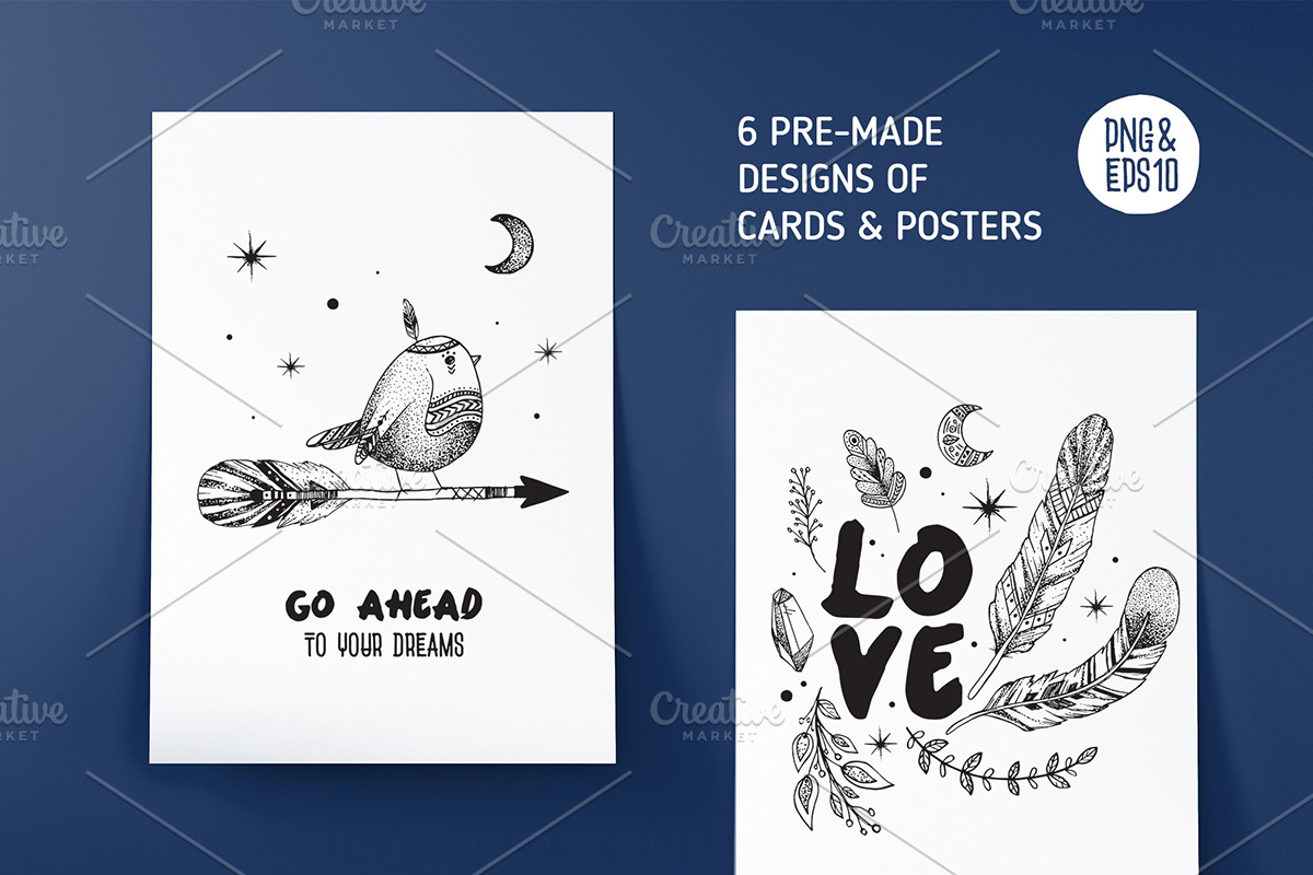 Vector Bundle Forest Tribe, an Animal Illustration by SoNice (Photo 5 of 6)