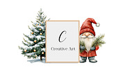 Woodland Christmas Clipart, an Illustration by Creative Art (Thumbnail 6 of 10)