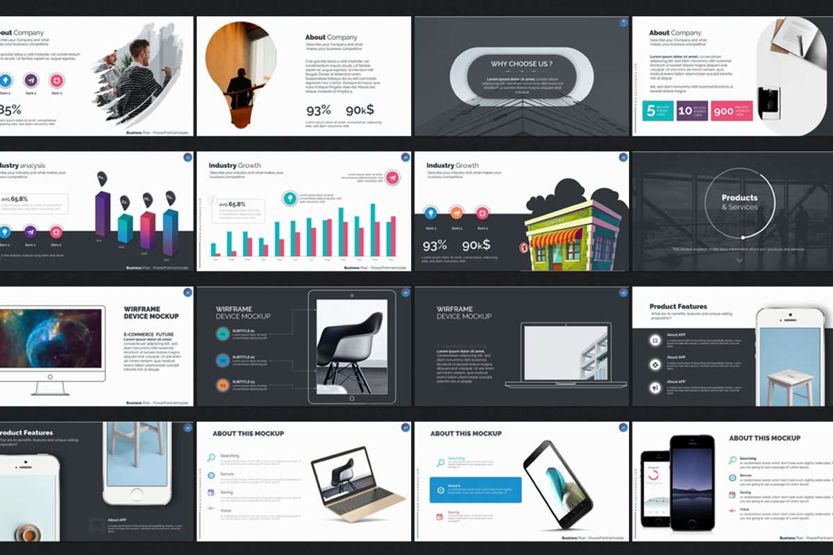 Business Plan - PowerPoint Template, a Presentation Template by Premast (Photo 6 of 10)