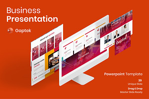 Gaptek  – Business PowerPoint Templa, a Presentation Template by Dens Creative Studio