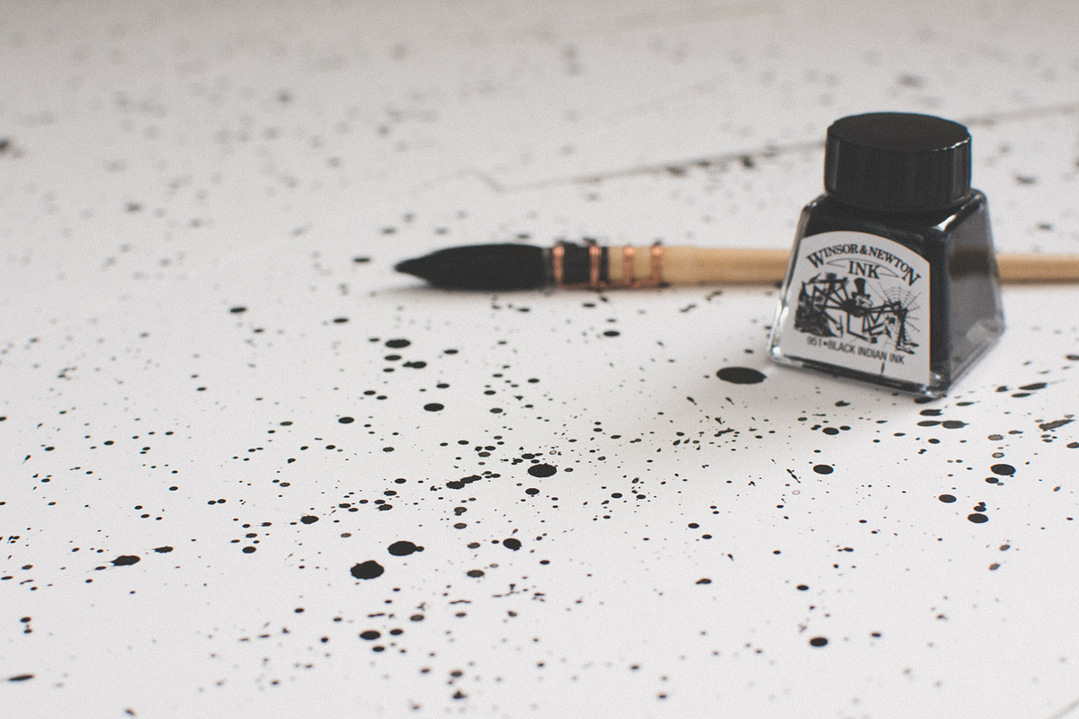 Ink Splatter Patterns Volume 001, a Pattern Graphic by Megs Lang (Photo 5 of 13)