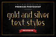 Gold & Silver #1 - 20 Text Styles, a Layer Style Add-On by Jonas Stensgaard (Thumbnail 19 of 23)